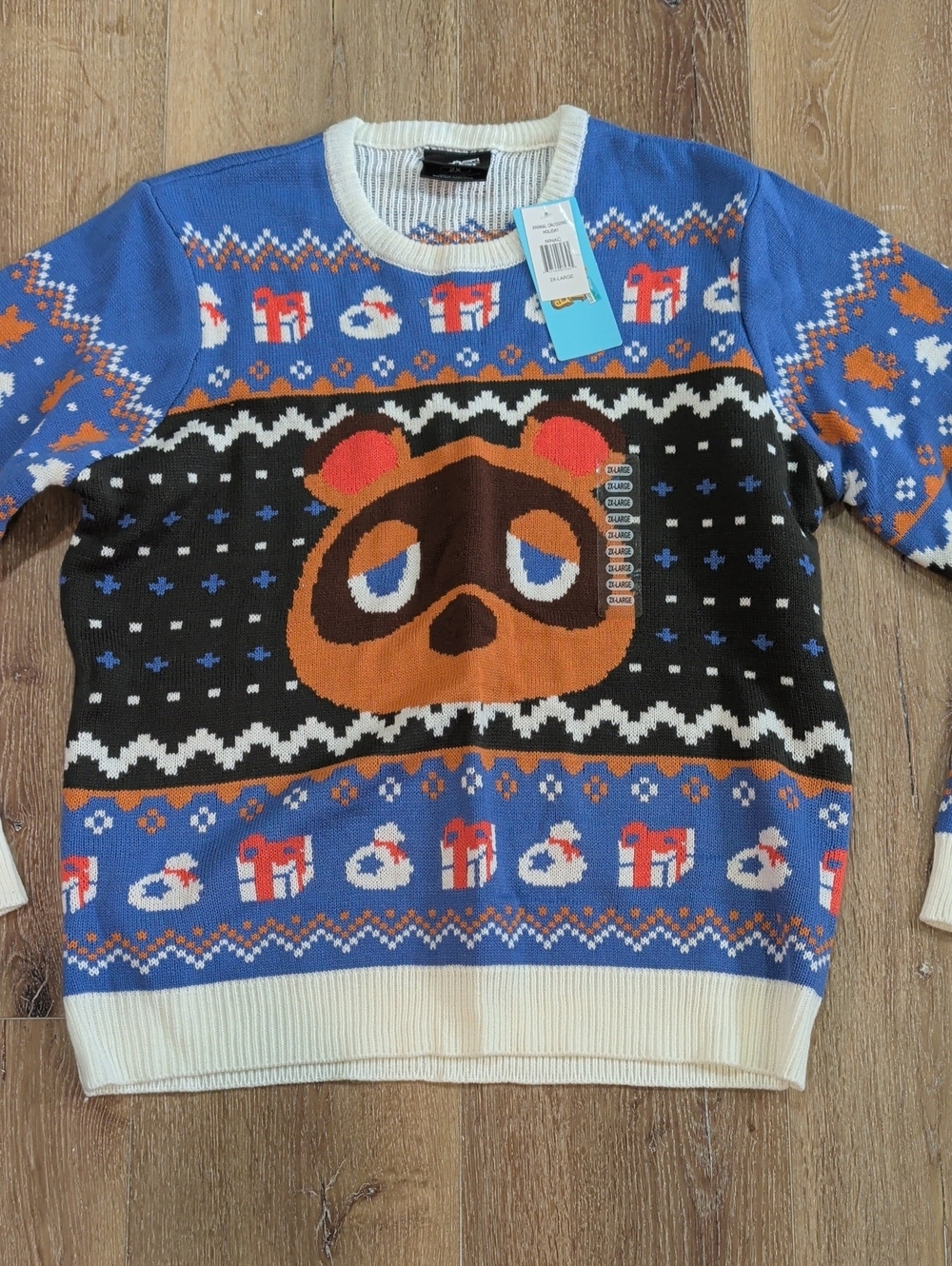 Animal Crossing Nintendo Ugly Xmas Sweater - Size XXL NWT